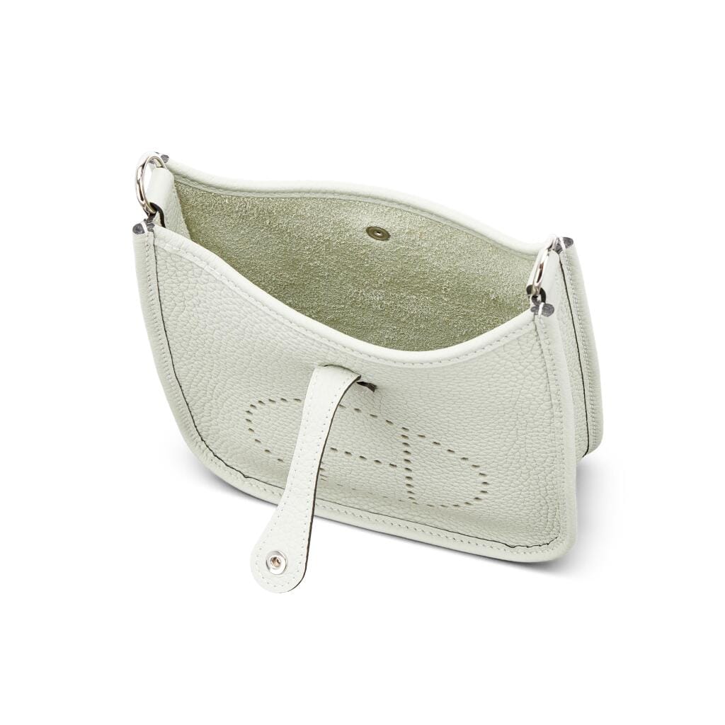 Gris Neve Clemence Mini Evelyne II TPM 16 Palladium Hardware, 2023
