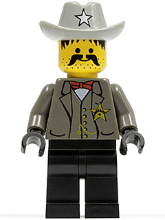 LEGO MINIFIG Western Sheriff Wyatt West/Duke ww021