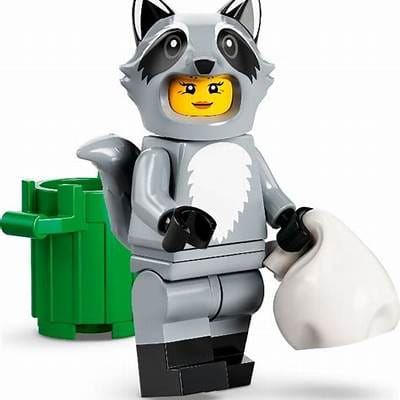 LEGO MINIFIG Raccoon Costume Fan, Series 22 col22 - 10