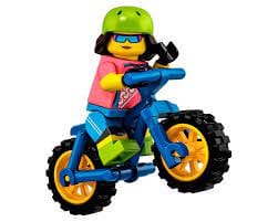 LEGO MINIFIG Mountain Biker, Series 19 col19 - 16