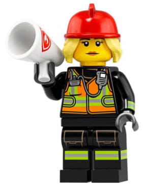 LEGO MINIFIG Fire Fighter, Series 19 col19 - 8