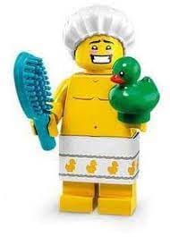 LEGO MINIFIG Shower Guy, Series 19 col19 - 2