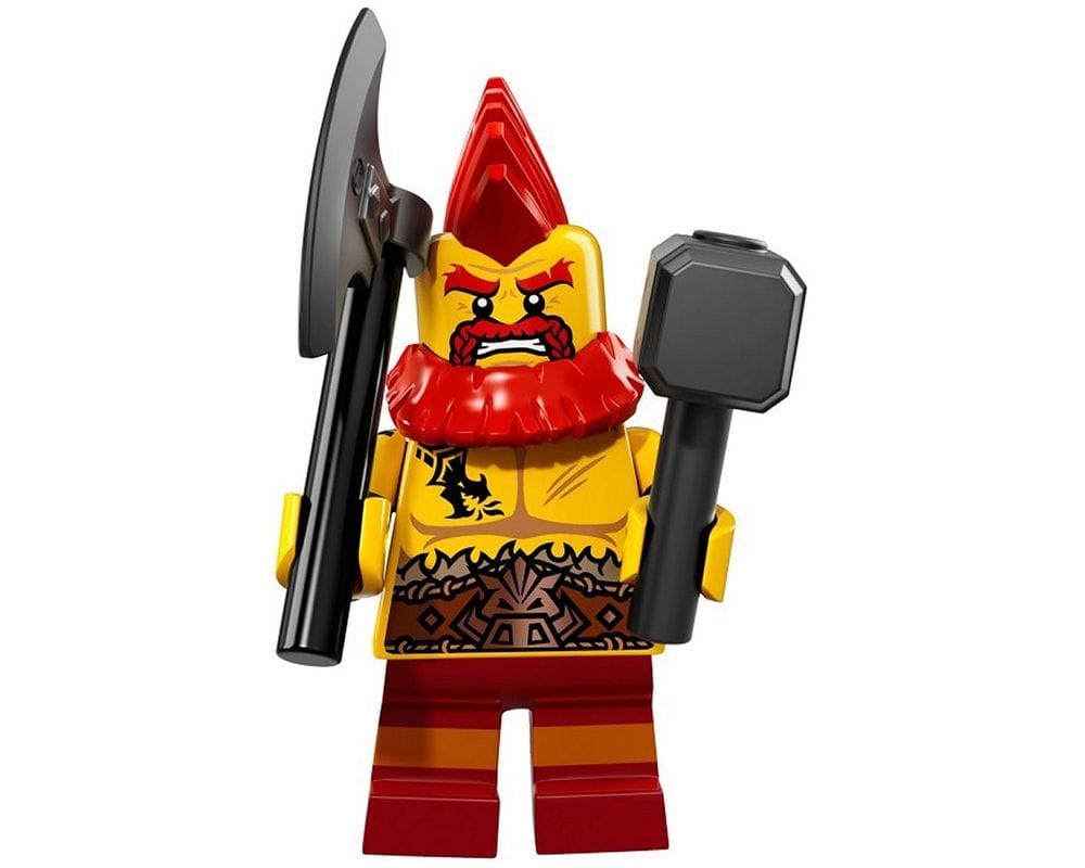 LEGO MINIFIG Battle Dwarf, Series 17 col17 - 10