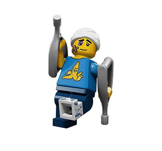 LEGO MINIFIG Clumsy Guy, Series 15 col15 - 4