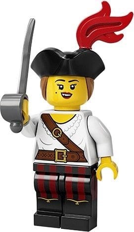 LEGO MINIFIG Pirate Girl, Series 20 col20 - 5