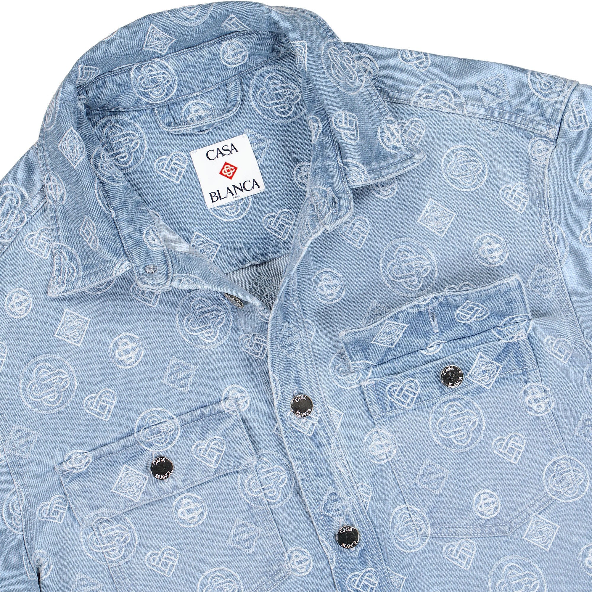 Casablanca Denim Monogram Shirt