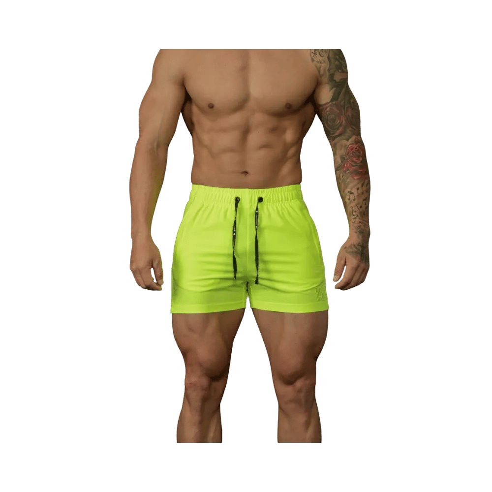 YoungLA Bodybuilding Shorts All Neon