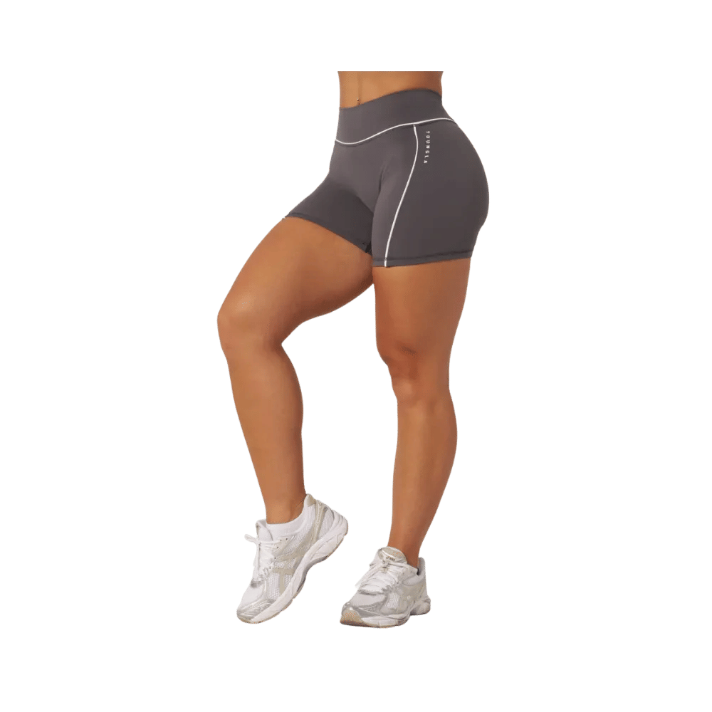 YoungLA Elevate outline Shorts 5" Charcoal