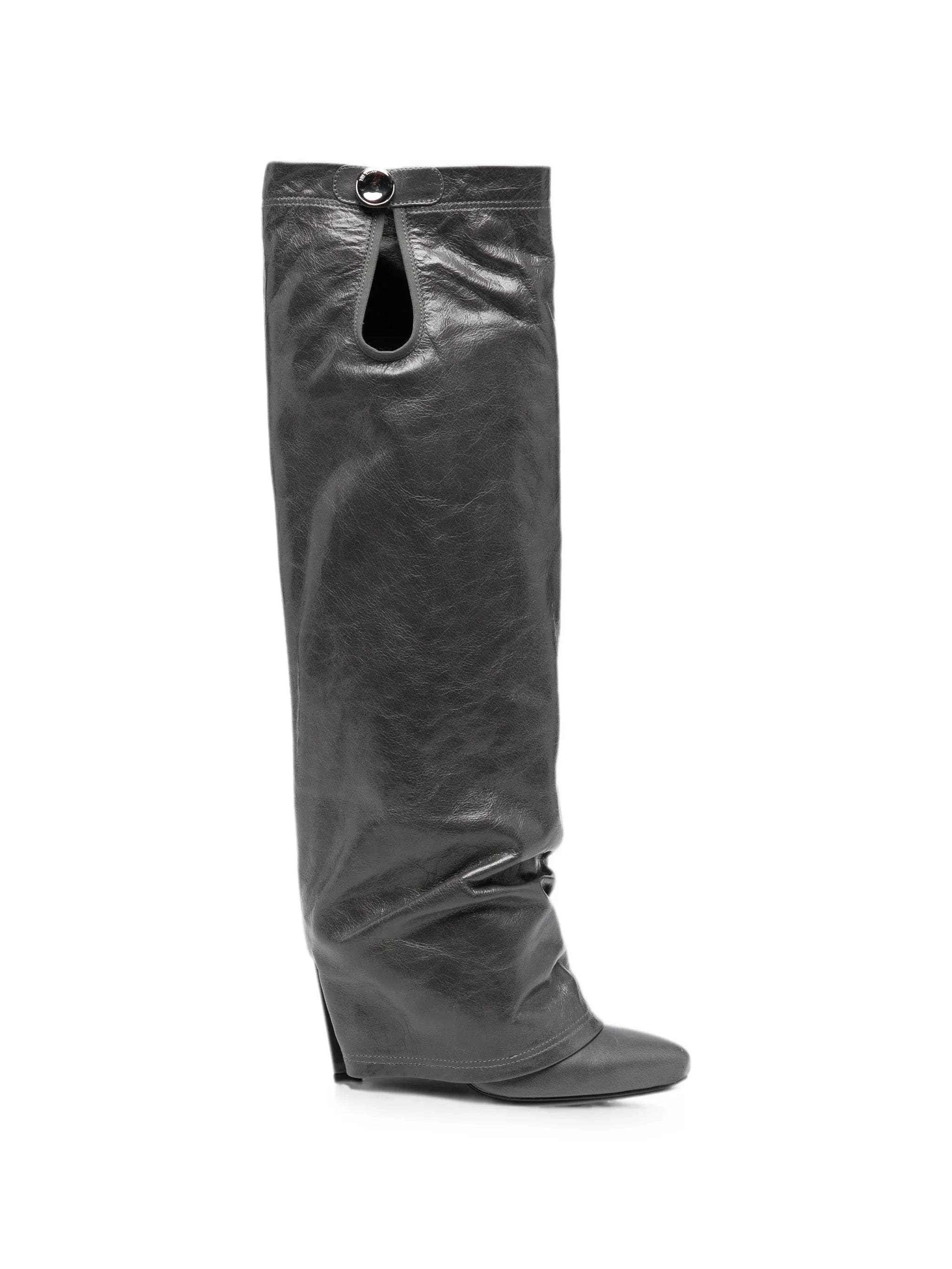 The Attico Leon folded - design knee - high boots