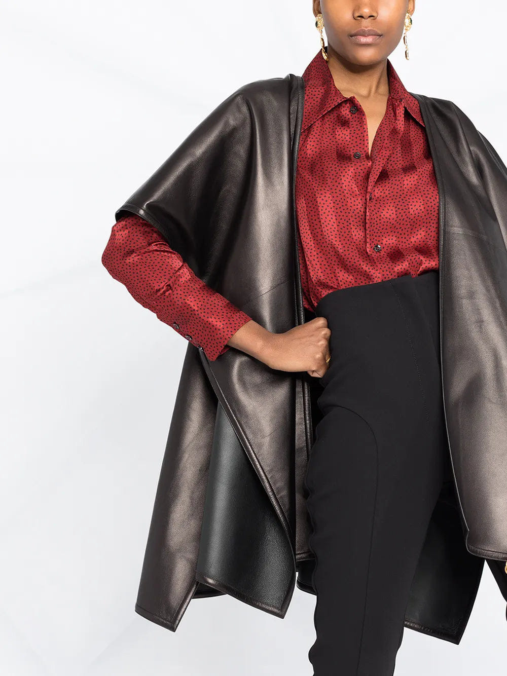 Valentino Garavani Draped Short - Sleeve Cape