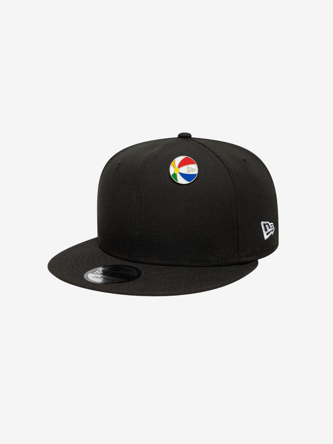 New Era Beachball Pin Badge Gold