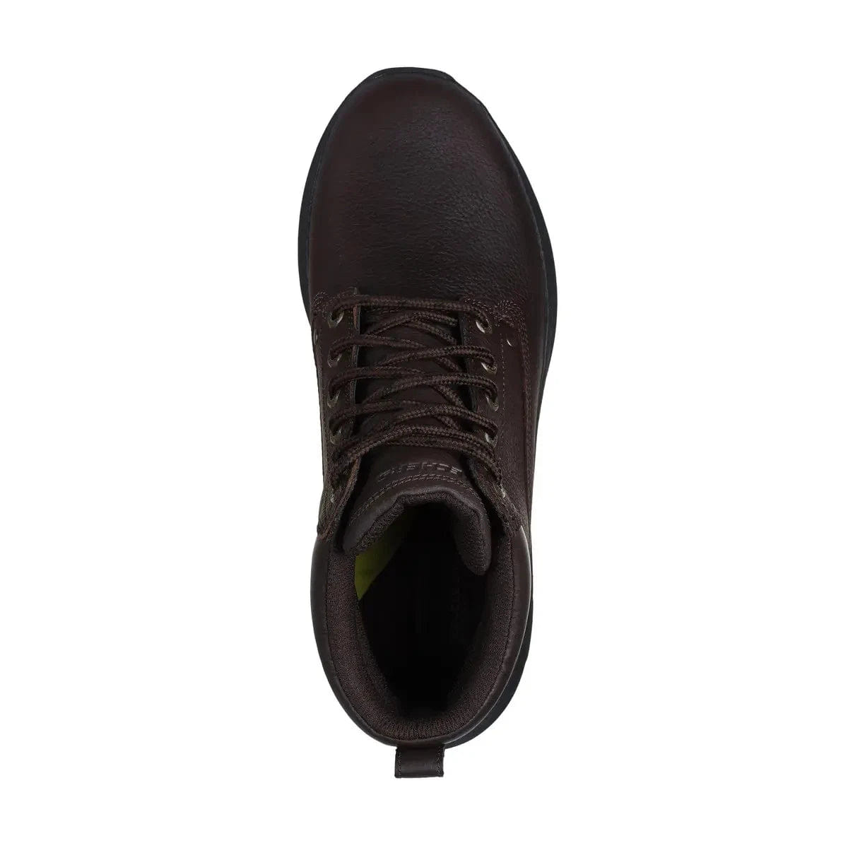 Skechers Pollard Lanser 205308 - RDBR Boots Men's Brown Leather Ankle HTAT1530