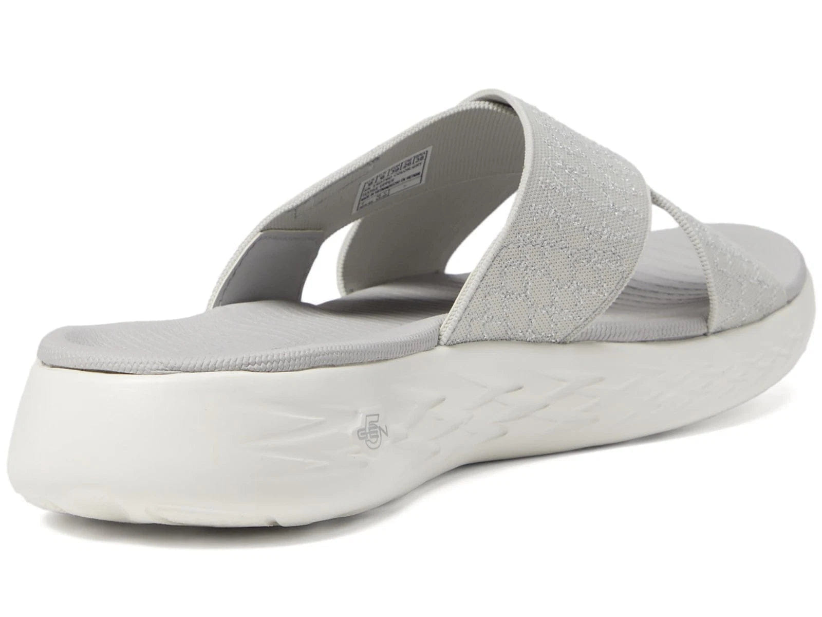 Skechers ON - THE - GO 600 Enchanted Sandals Women's Gray Slip On Slide HTAT1616