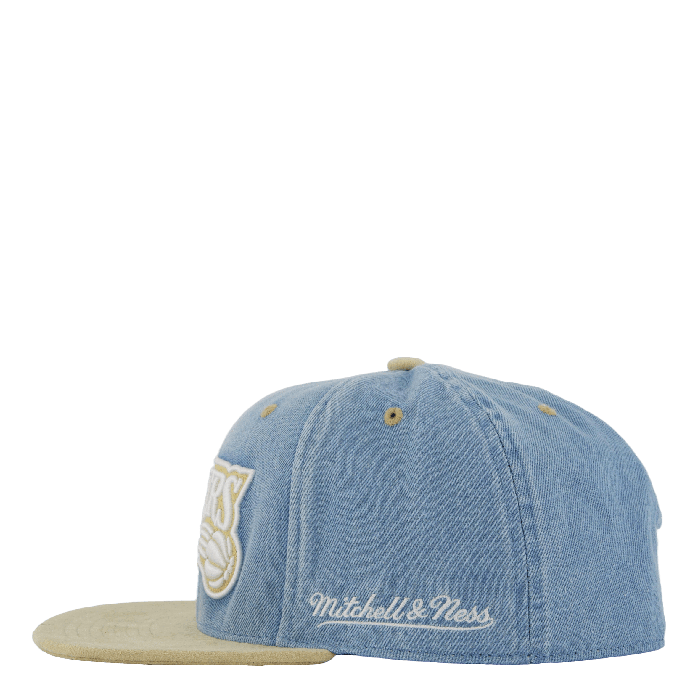 Mitchell & Ness 76ers Blue Jean Baby Fitted HWC