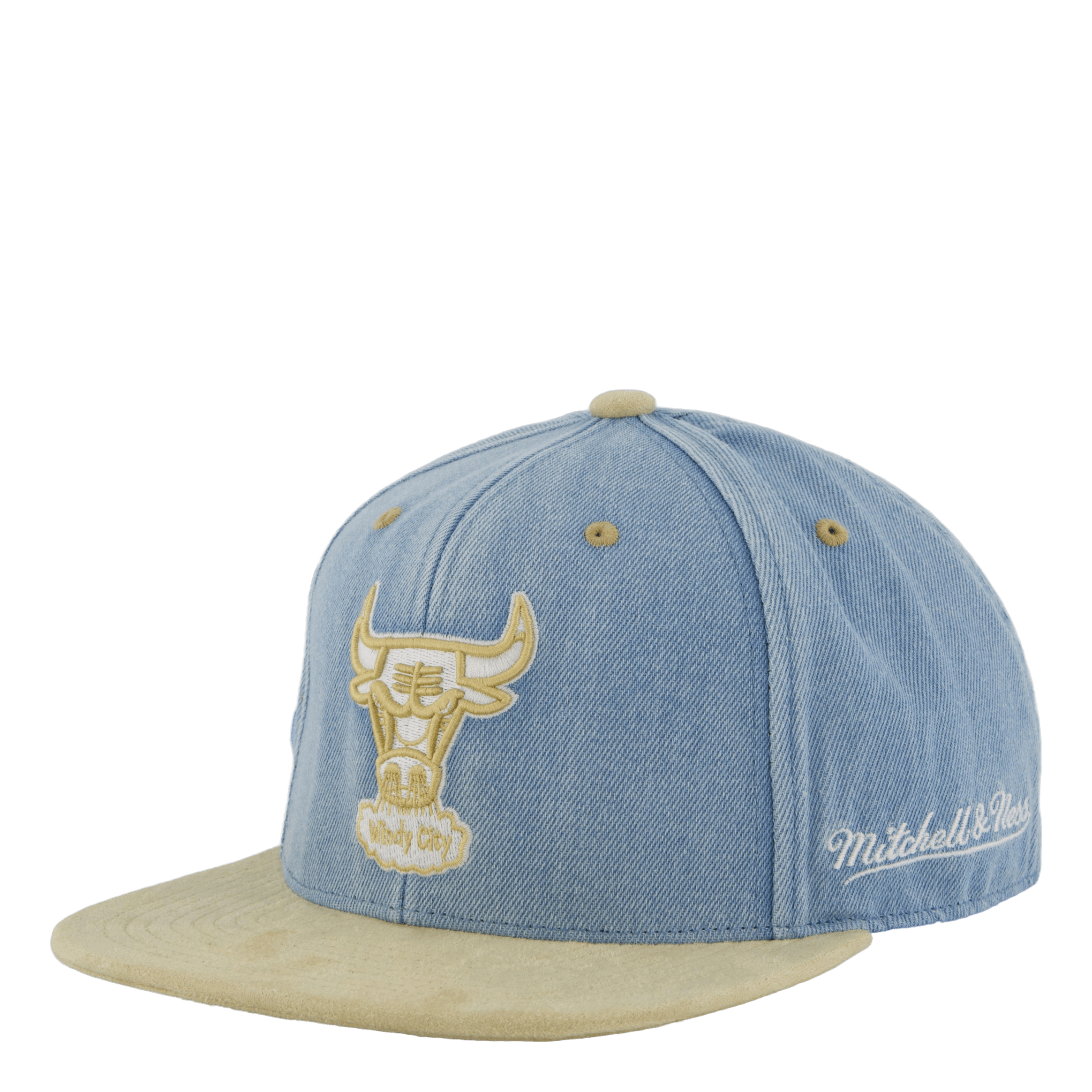 Mitchell & Ness Bulls Blue Jean Baby Fitted HWC