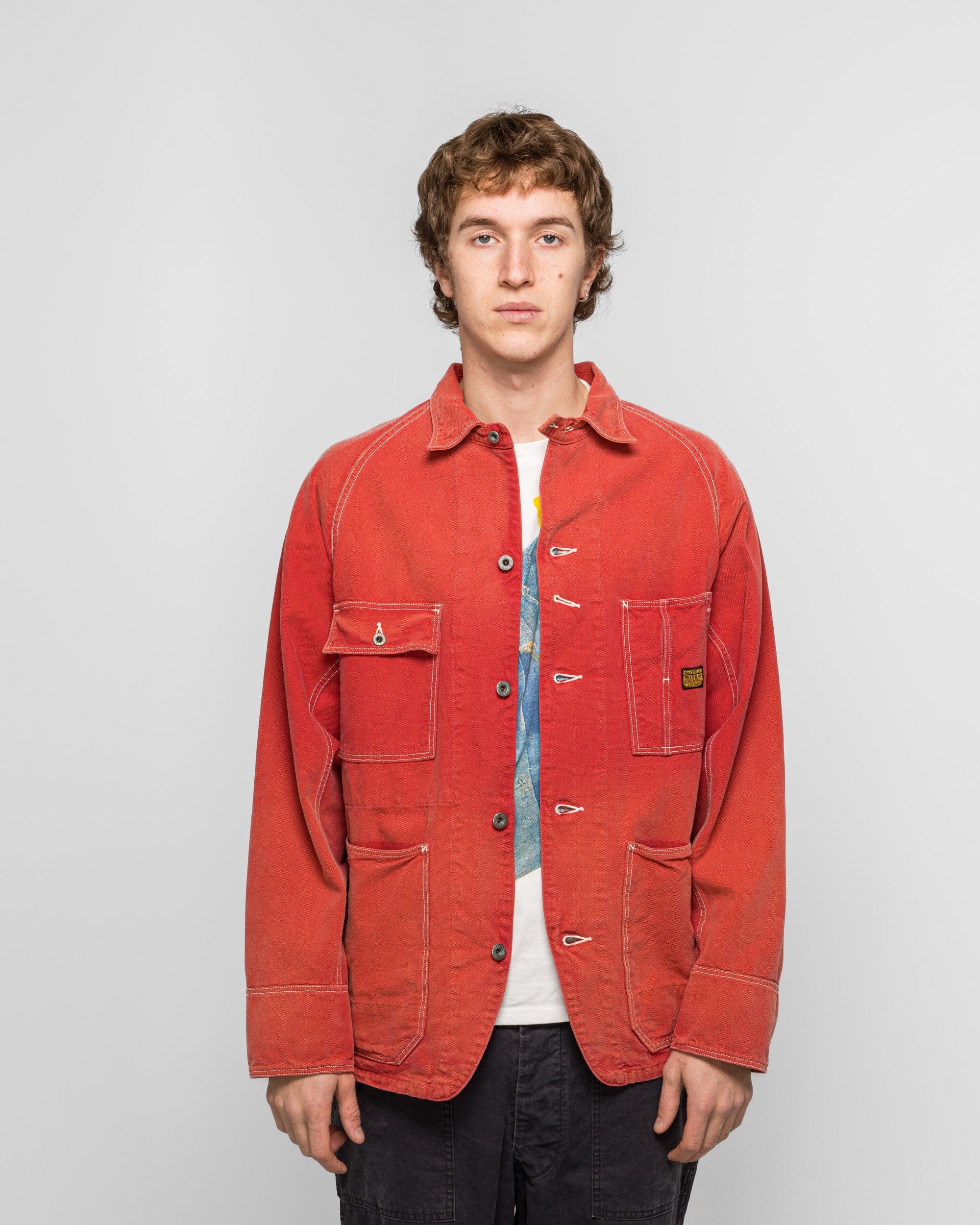 Kapital Canvas CACTUS Coverall - CALIFORNIA RED