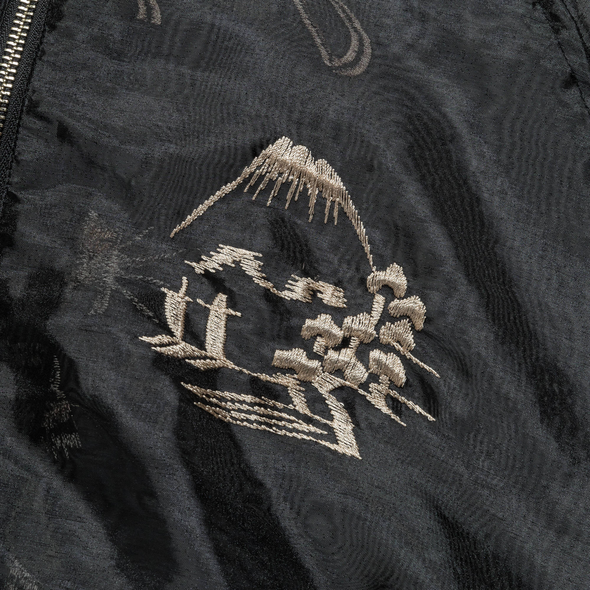 Kapital Sheer Pearl Mosquito Guard Souvenir JKT (TIGER) - Black