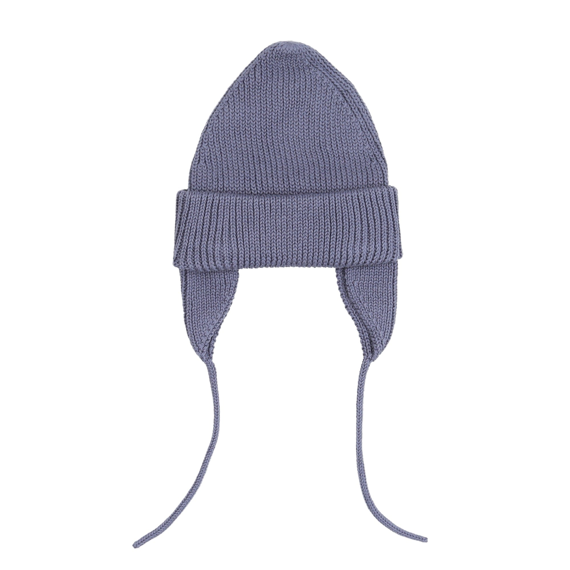 Brain Dead Knitted Ear Flap Beanie - Blue