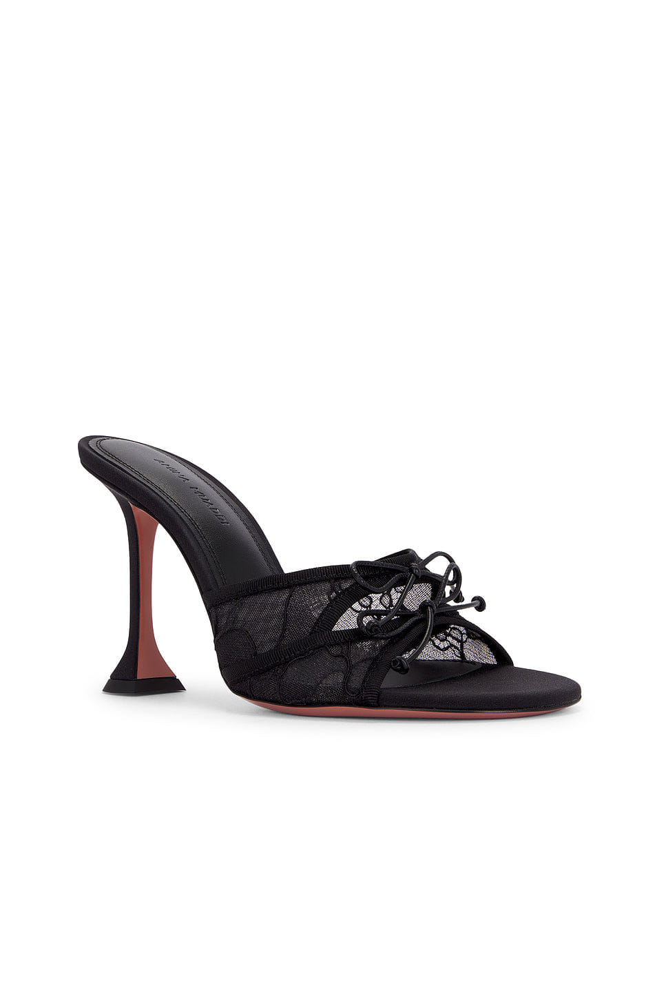 AMINA Muaddi Eleonora 95 Lace Slipper Mule