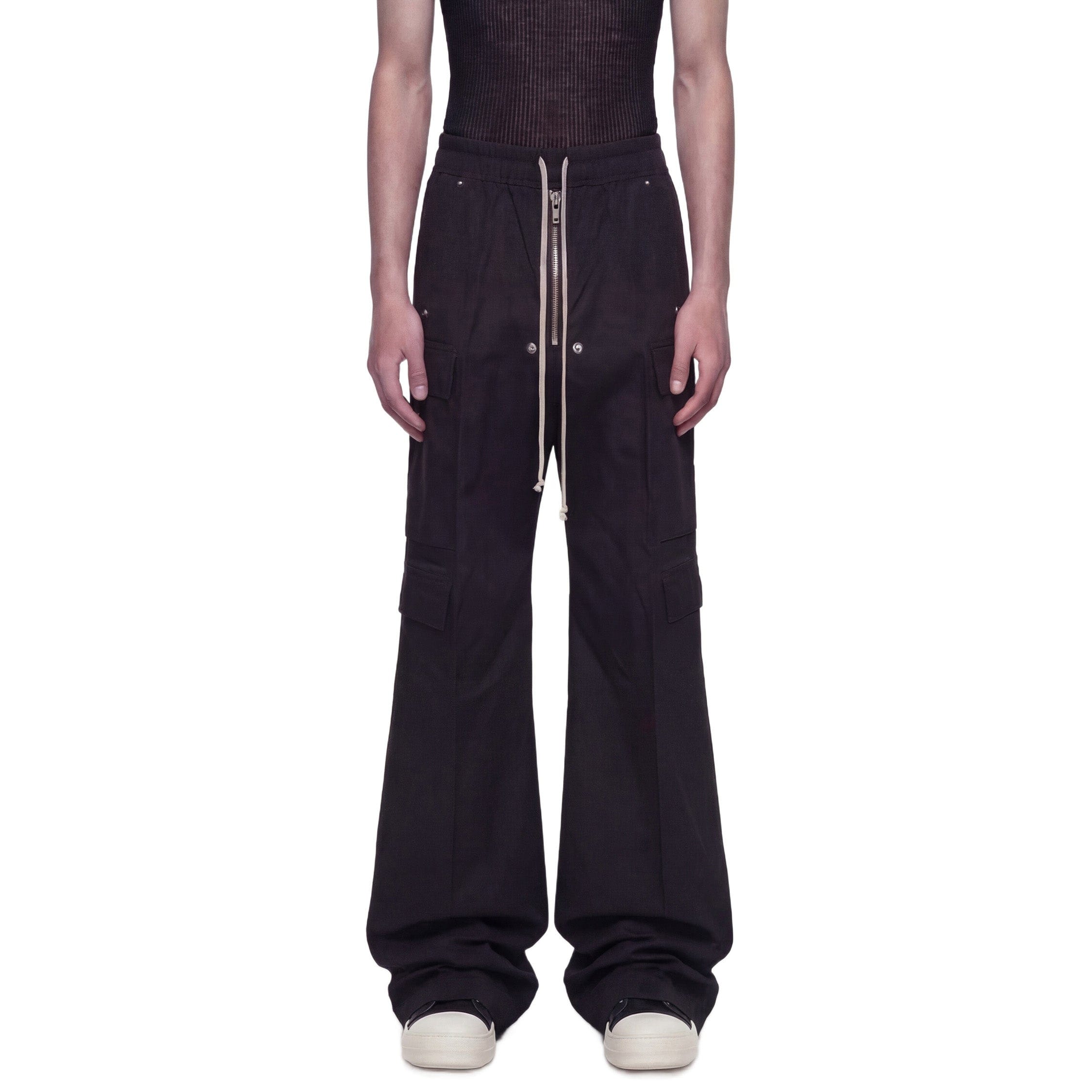 RICK OWENS Temple Cargobelas in Silk Taffeta