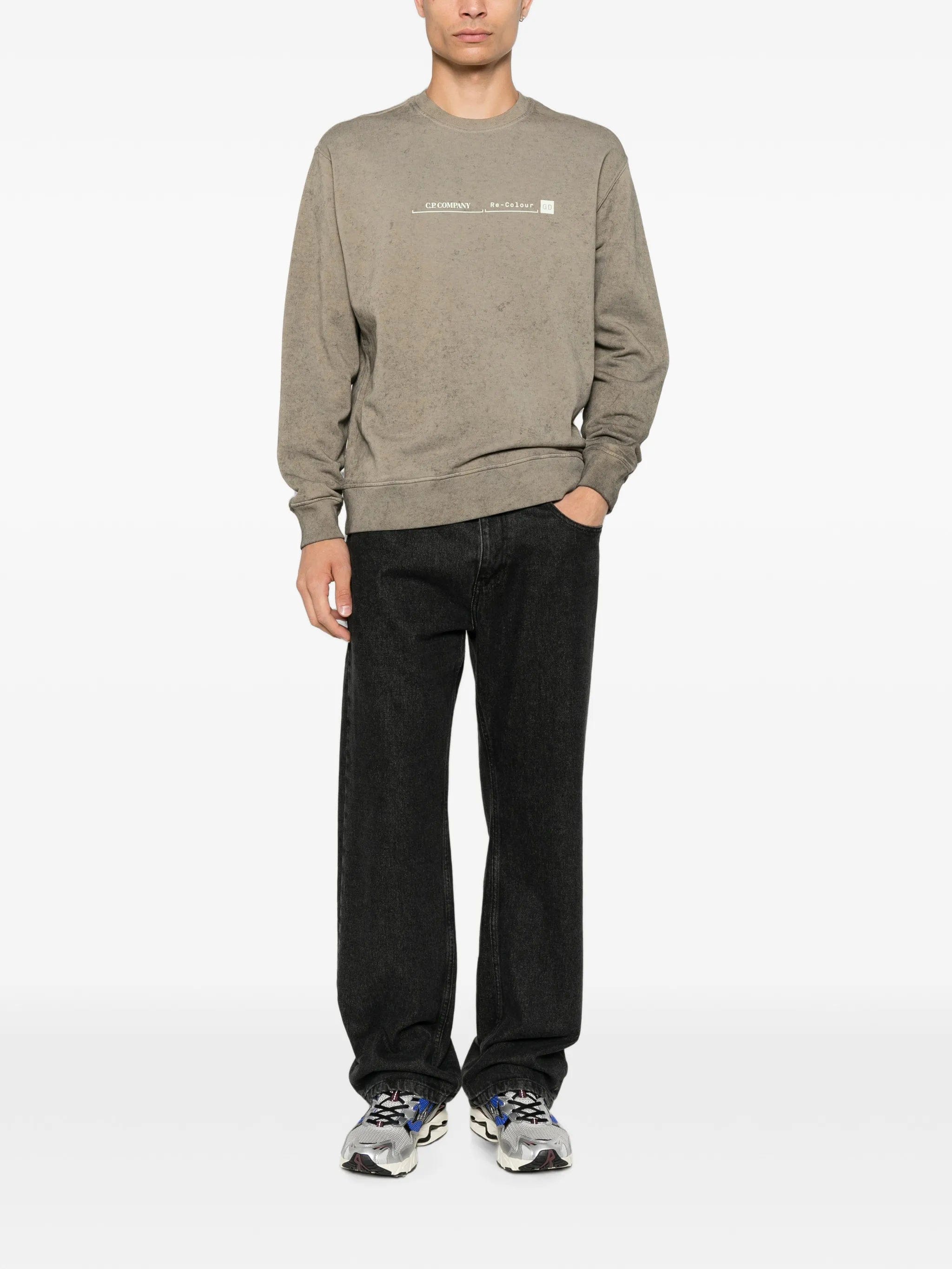 C.P. Company logo - print sweatshirt