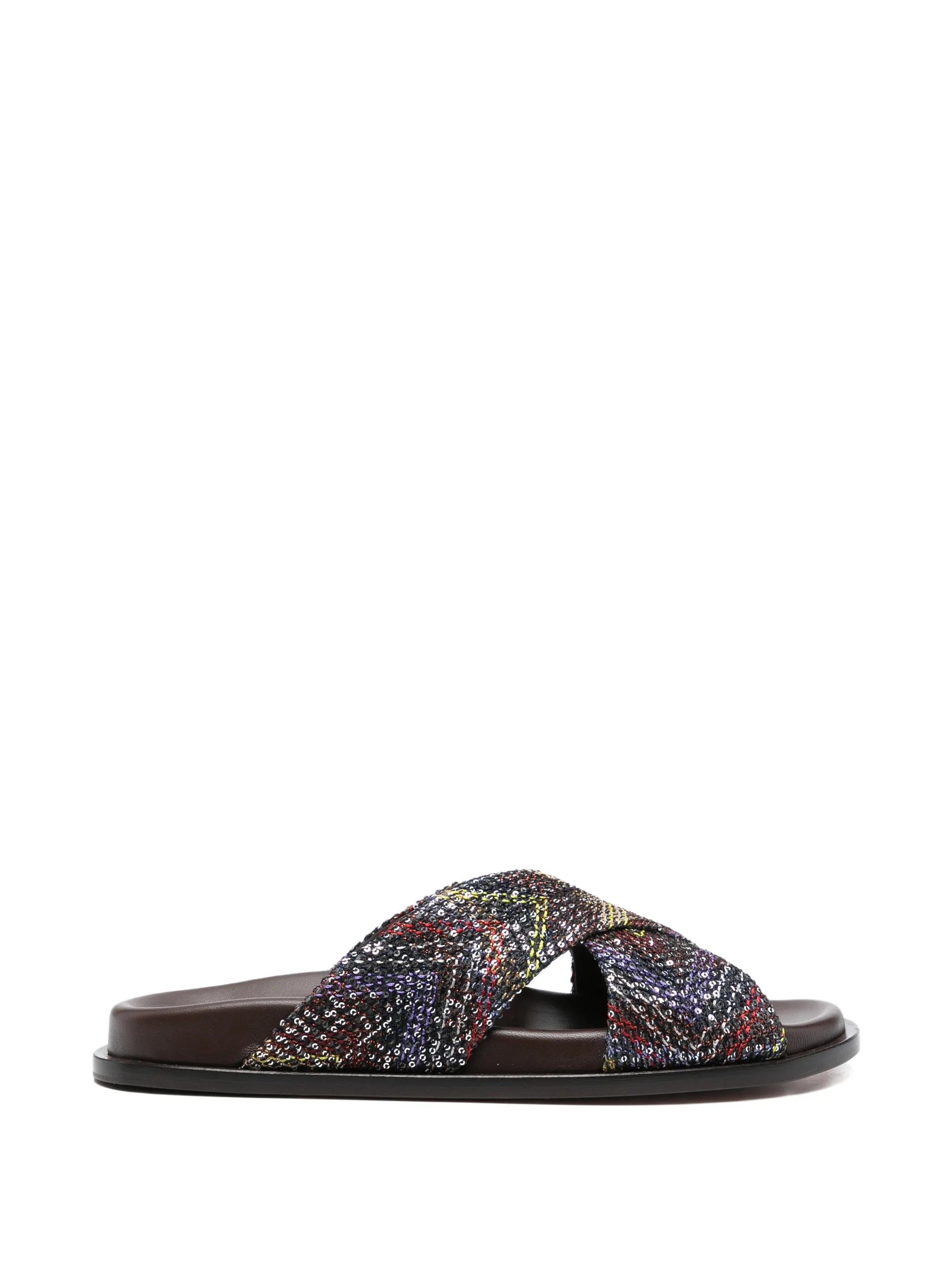 Missoni criss - cross - strap sandals
