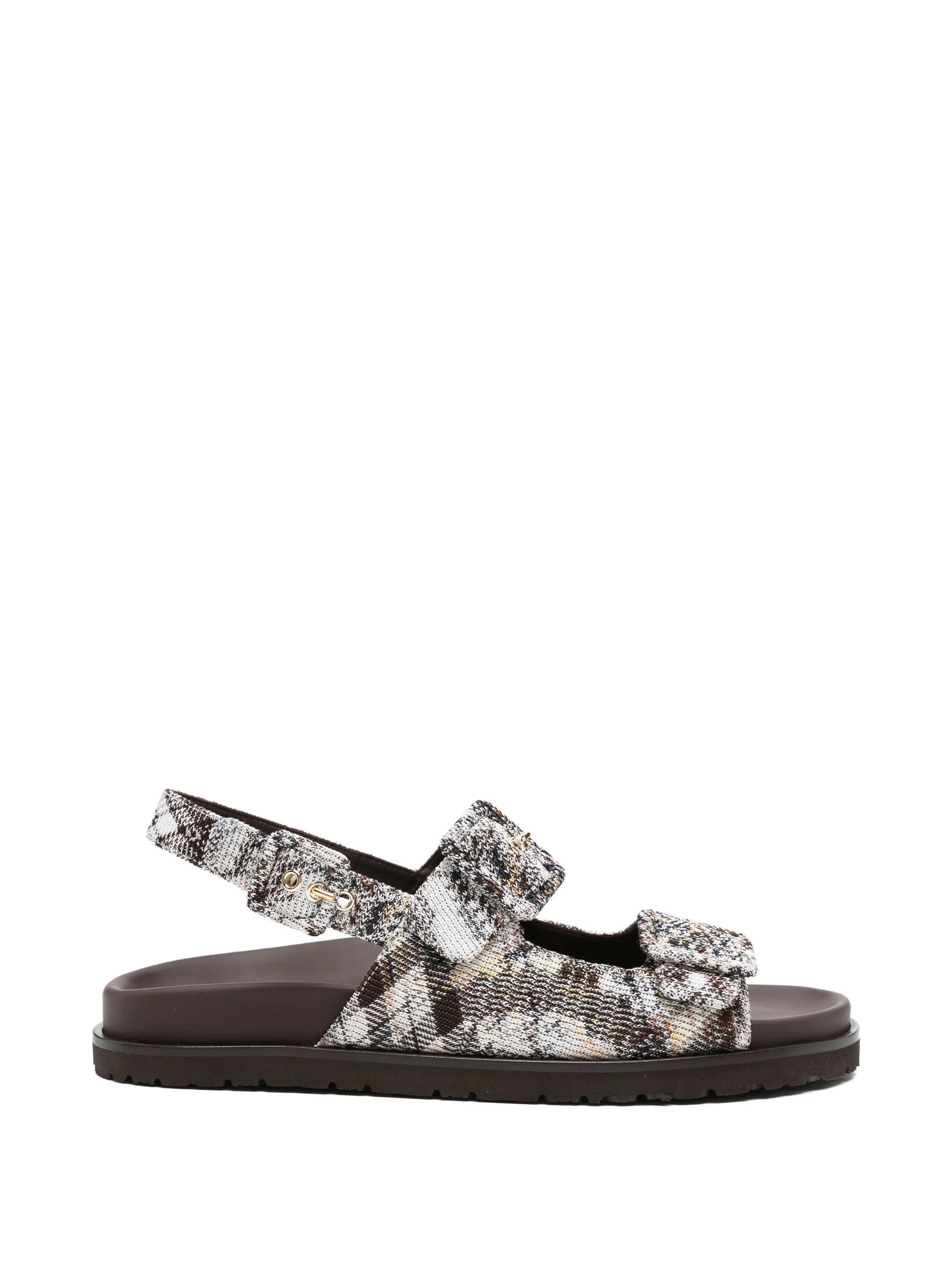 Missoni buckle strap sandals