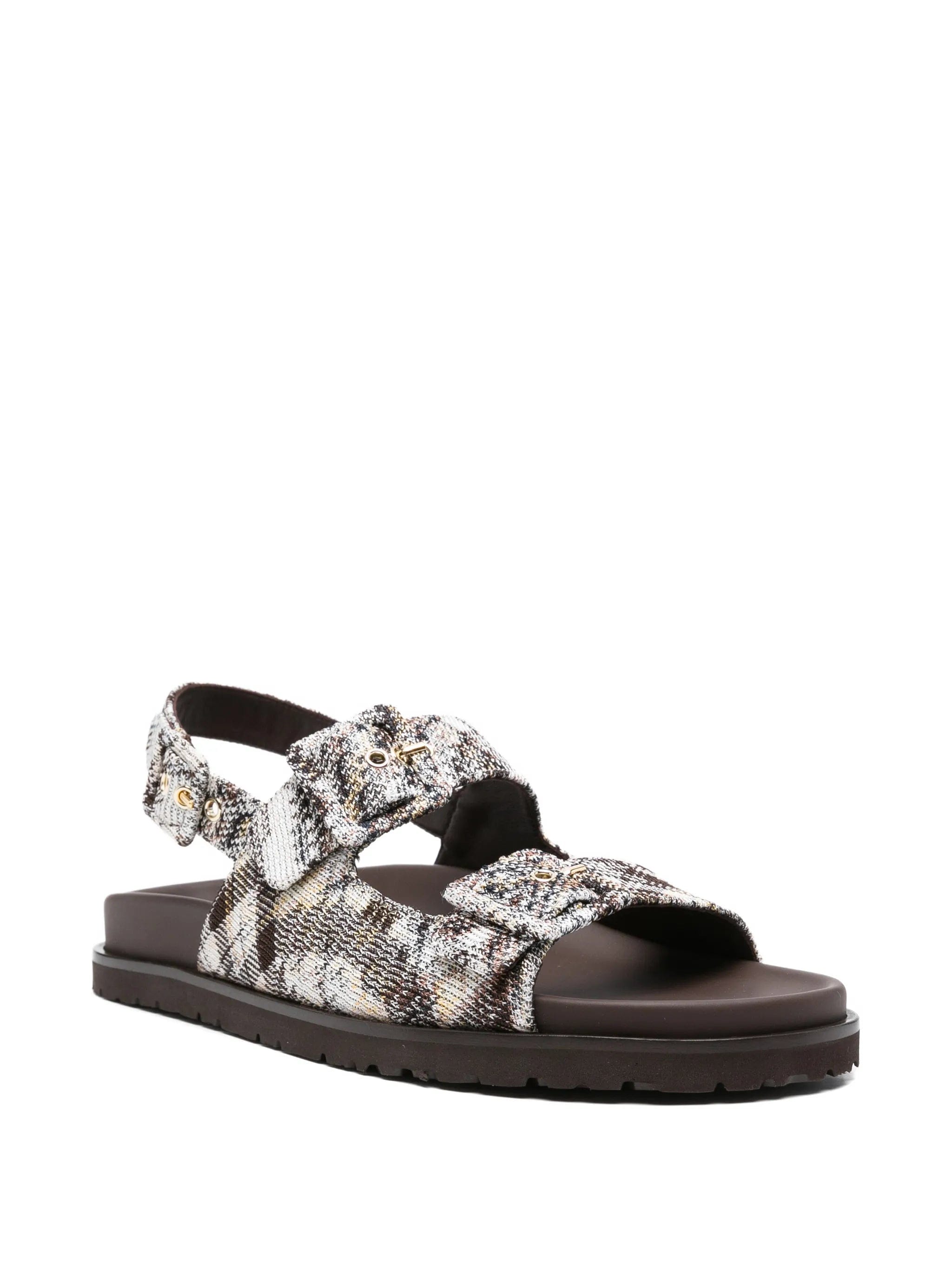Missoni buckle strap sandals