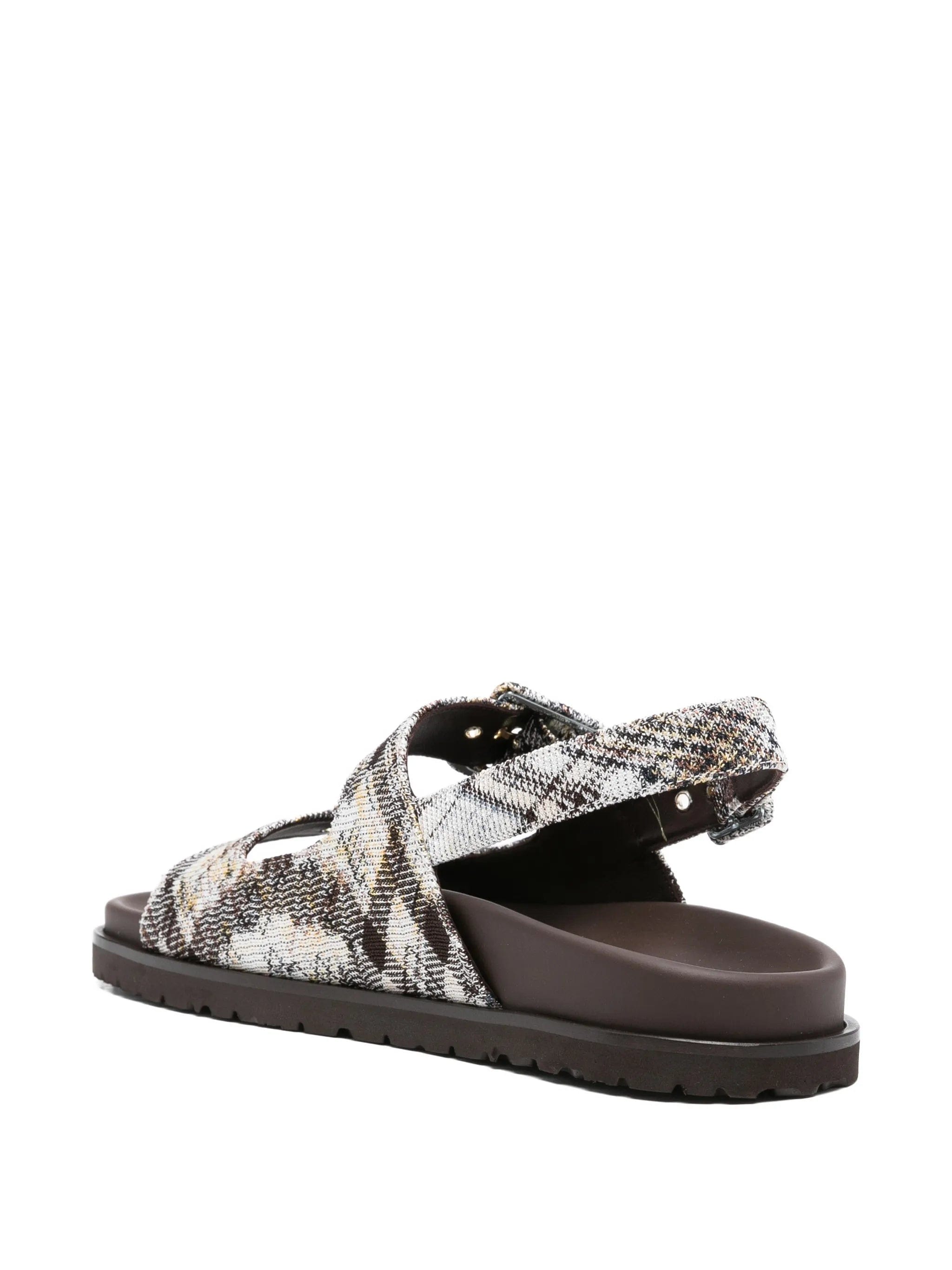 Missoni buckle strap sandals