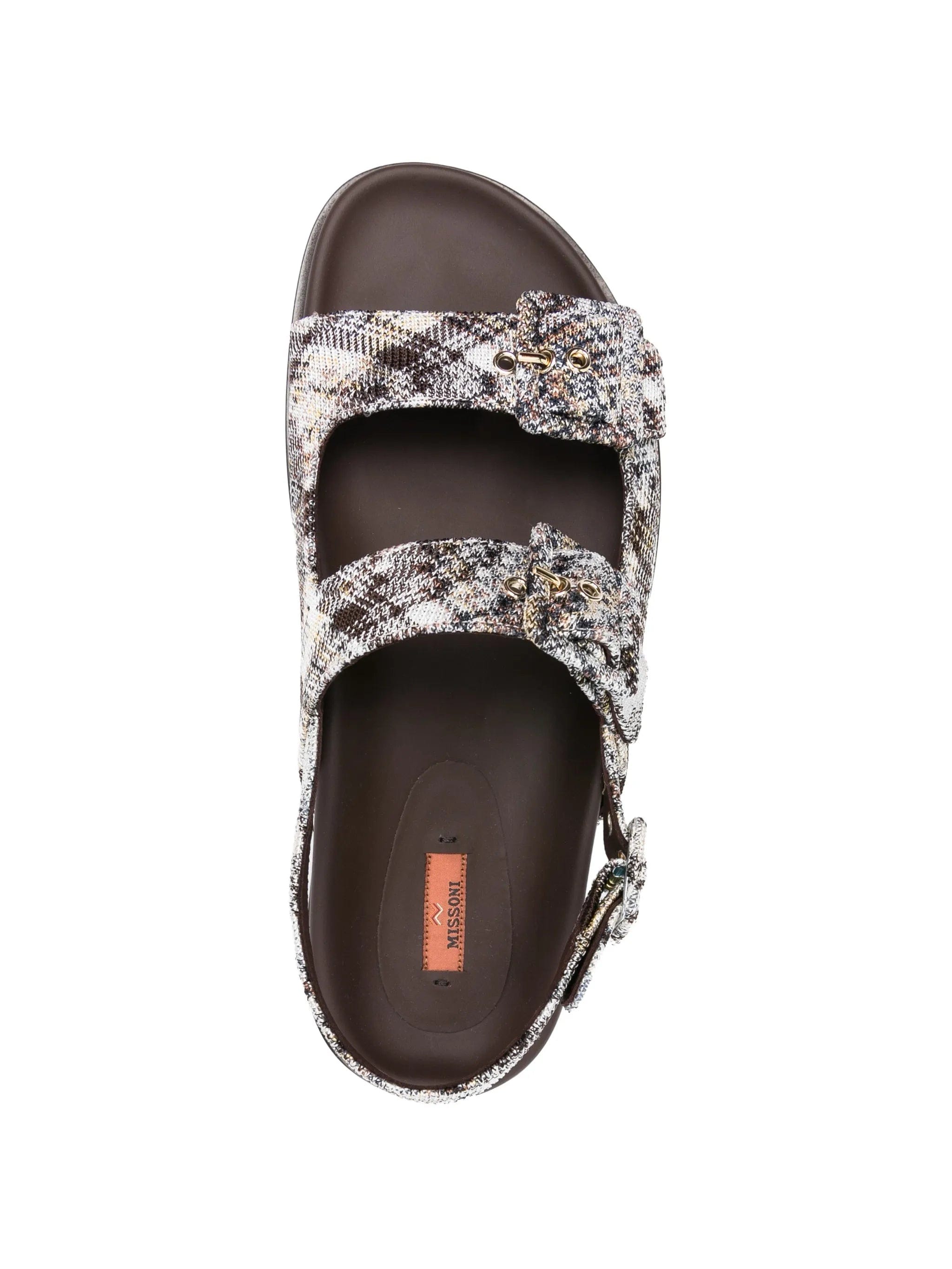 Missoni buckle strap sandals