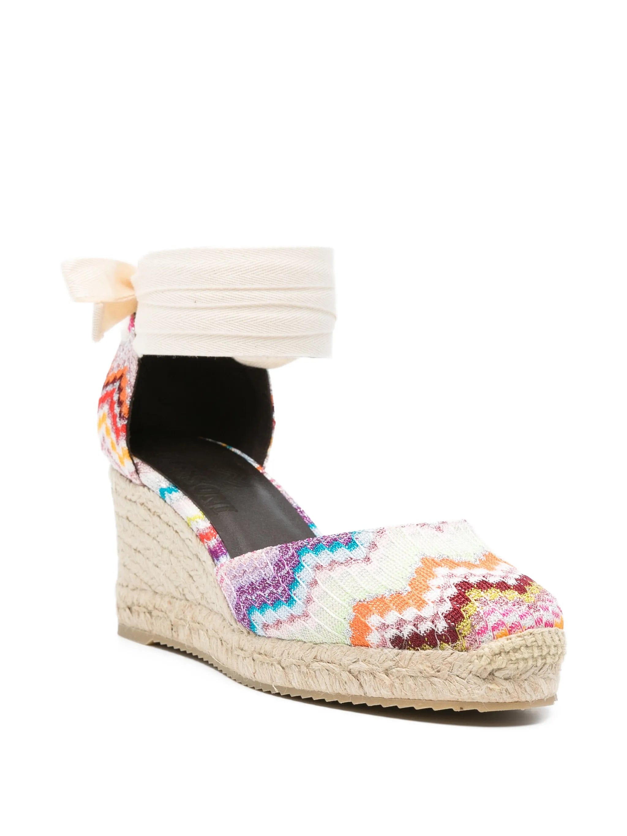 Missoni chevron - pattern tie espadrilles