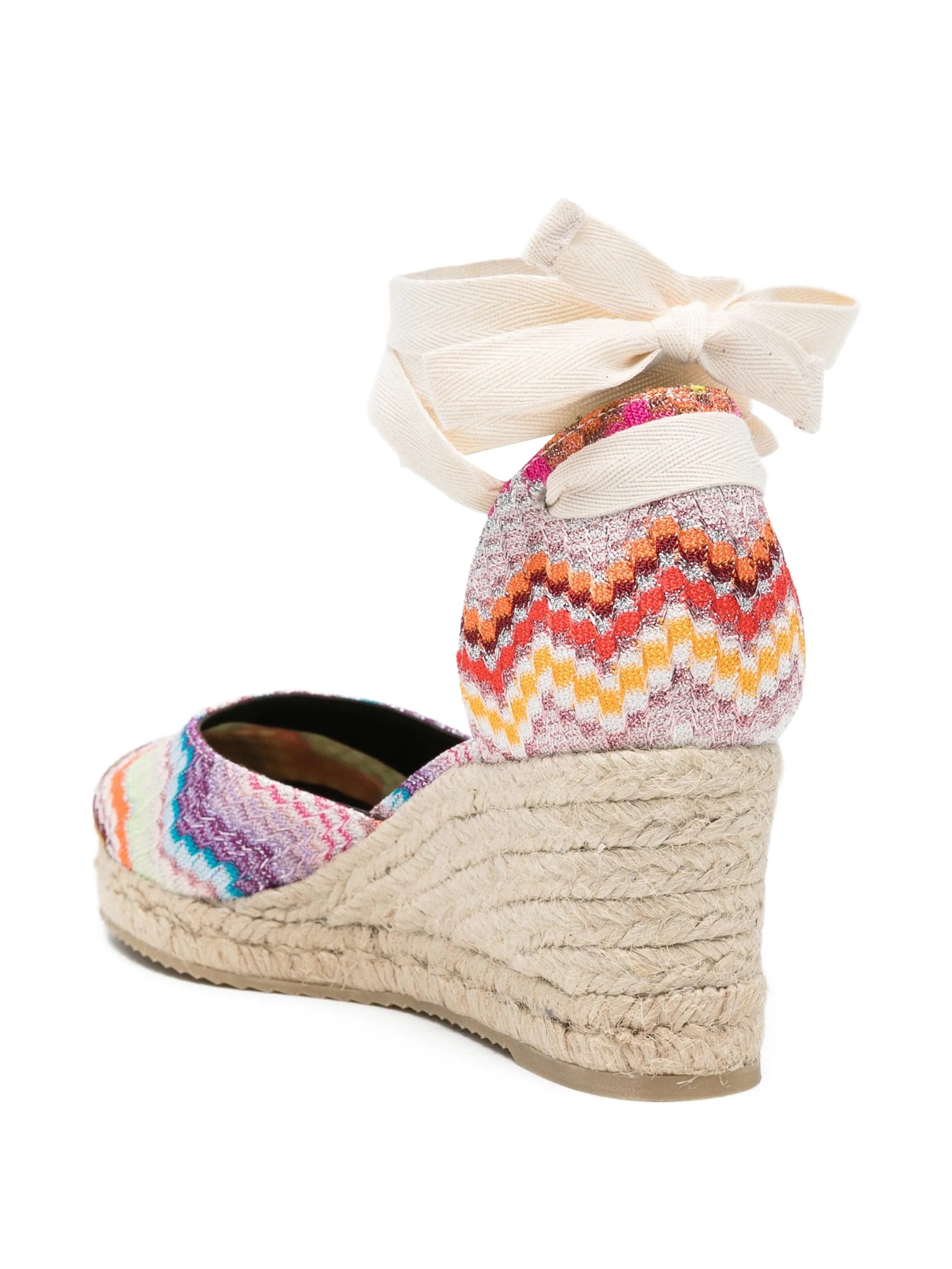 Missoni chevron - pattern tie espadrilles