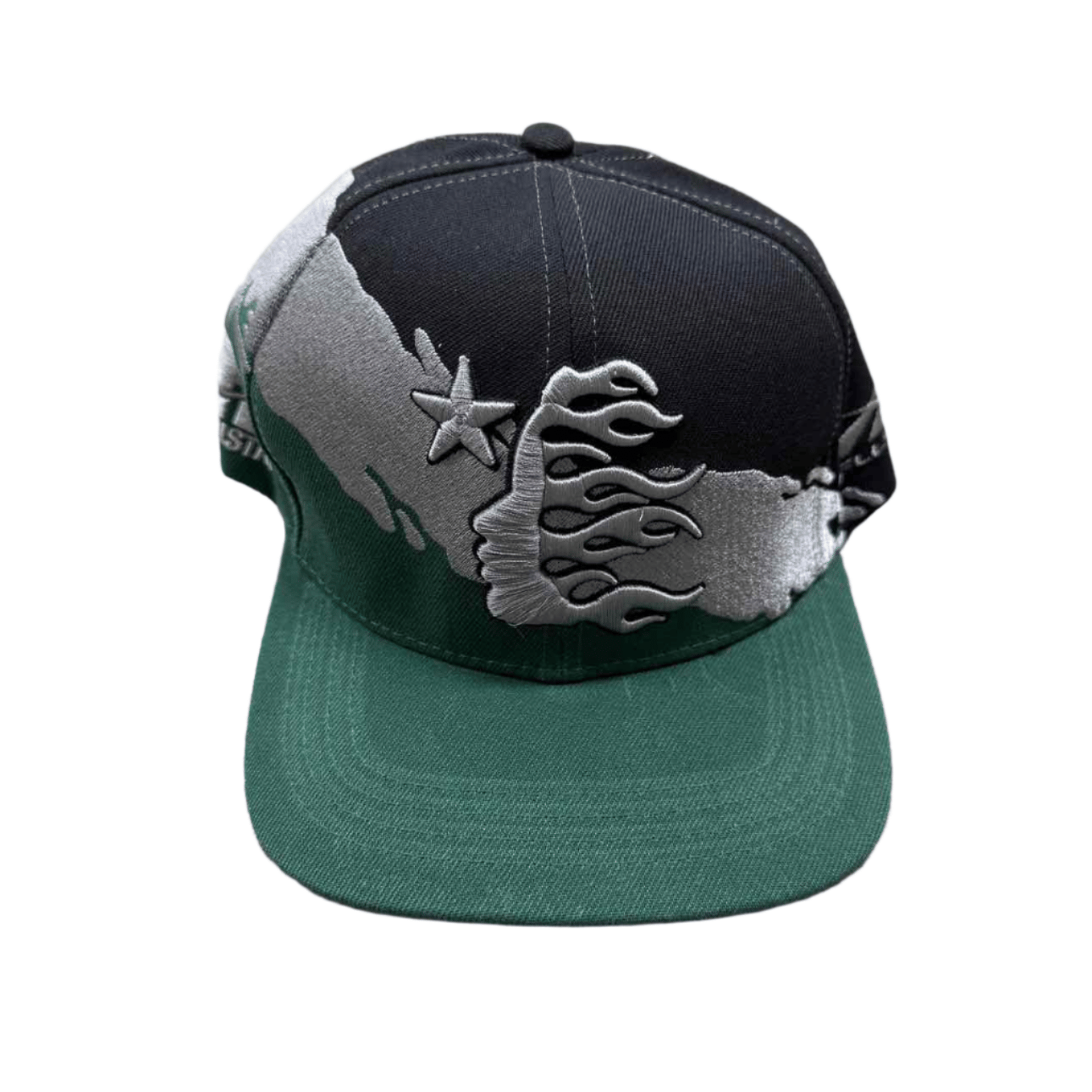 Hellstar Snapback SHARK TEETH New Green Grey Size OS