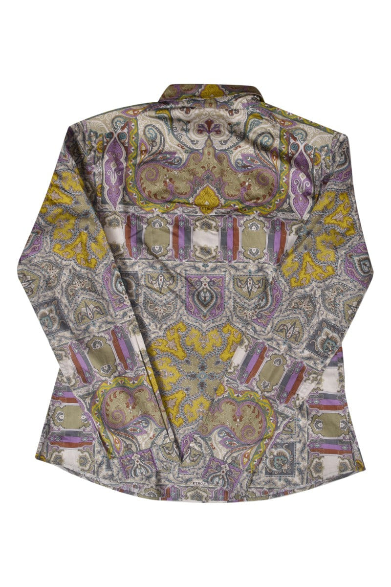 Etro Milano Multicolored Patterened Shirt