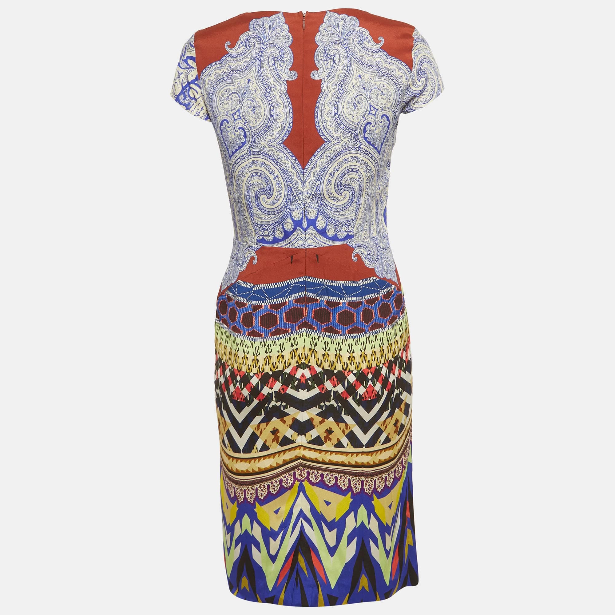 Etro Multicolour Printed Silk Mini Dress