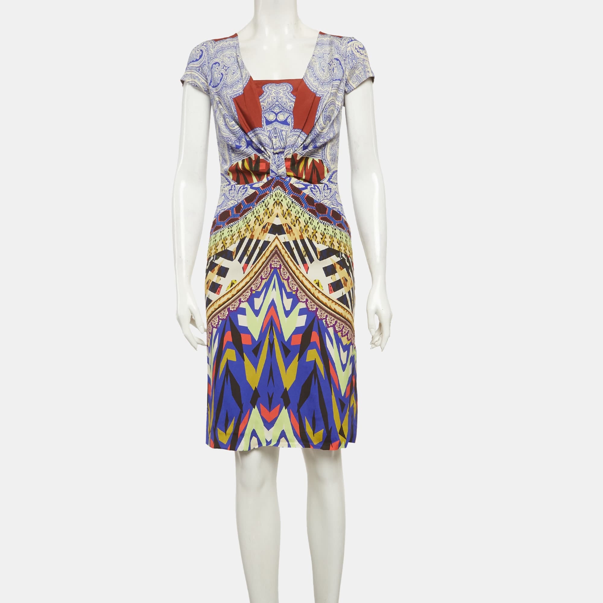 Etro Multicolour Printed Silk Mini Dress