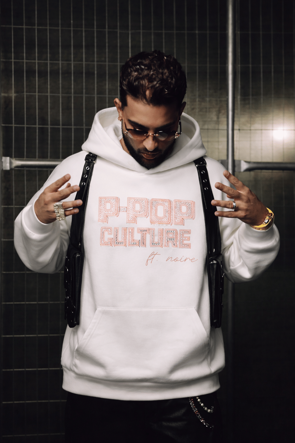 Noire STONED P - POP CULTURE HEAVYWEIGHT HOODIE