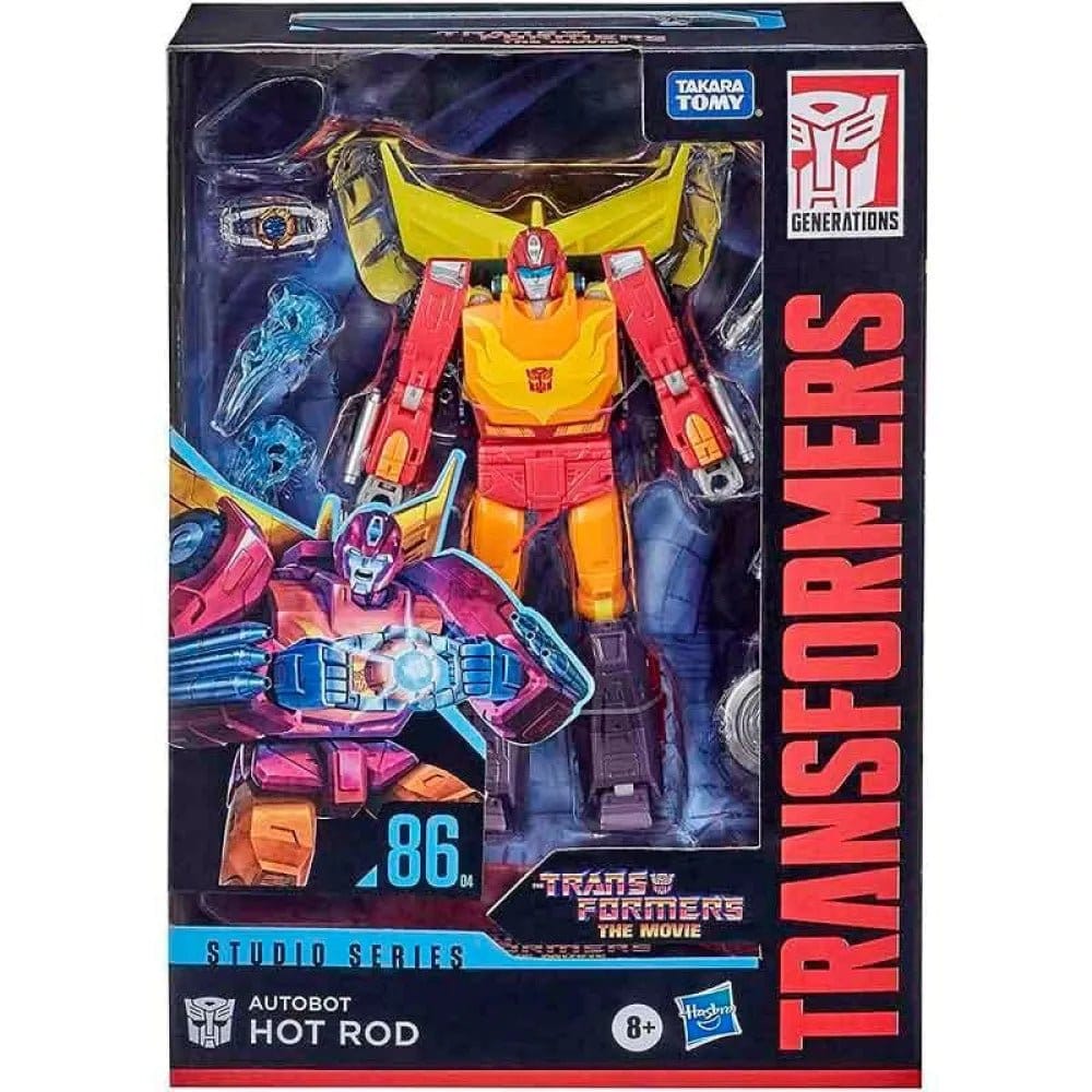 Takara Tomy Voyager Class Autobot Hot Rod Action Figure - Transformers Studio Series 86 - 04