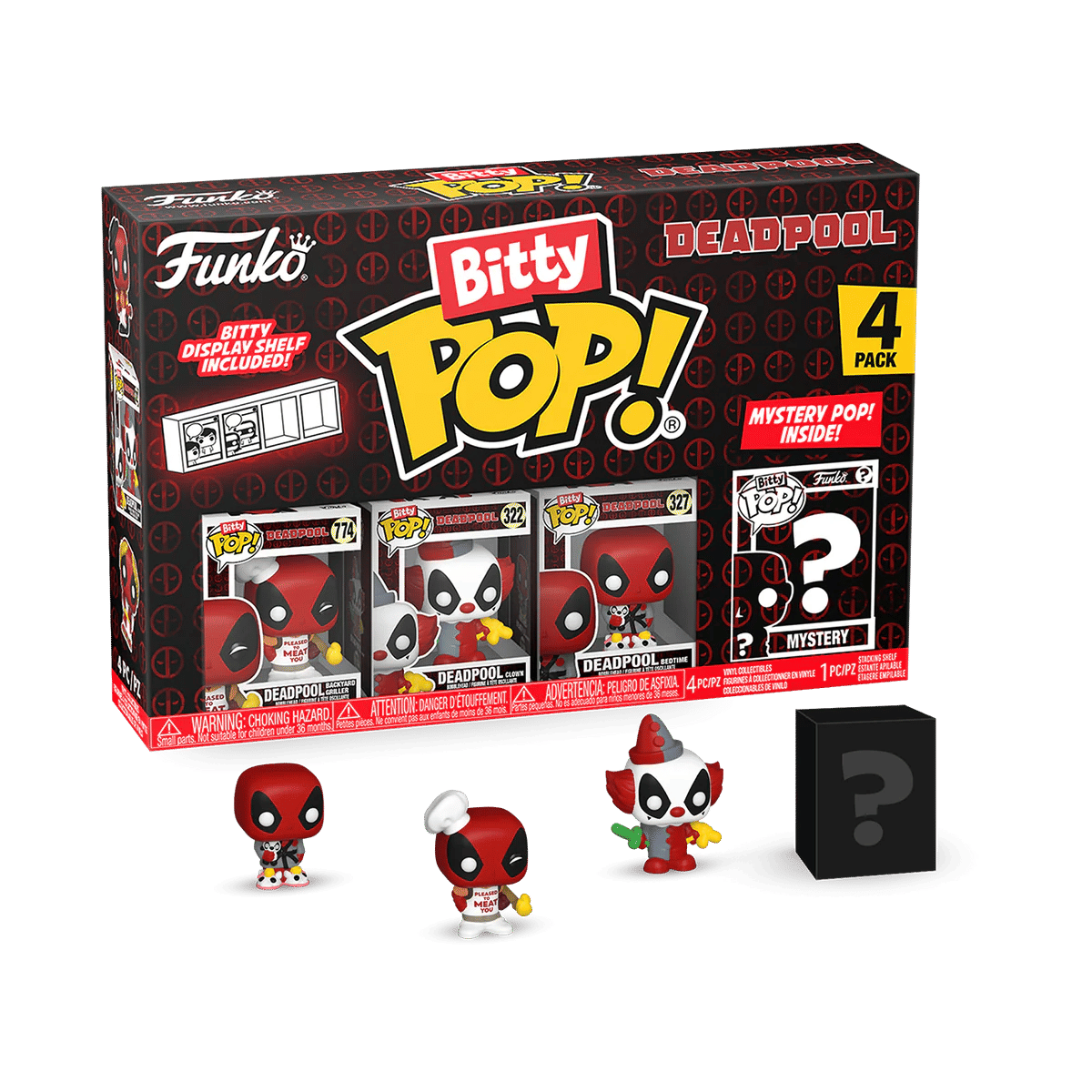 Funko Pop! Deadpool Backyard Griller 4 Pack Bitty Funko POP! - Deadpool - Chance Of Chase
