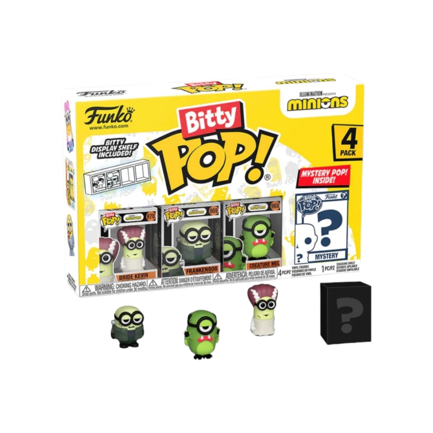 Funko Pop! Frankenbob 4 Pack Bitty Funko POP! - Minions - Chance Of Chase