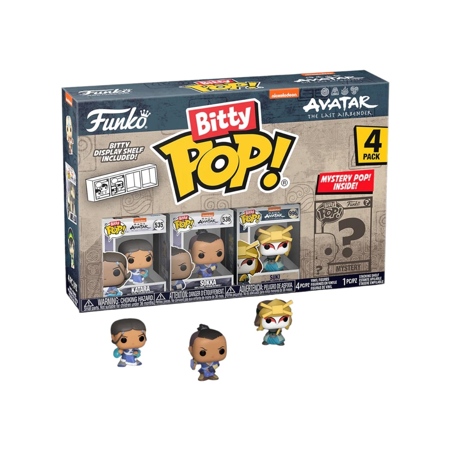 Funko Pop! Katara 4 Pack Bitty Funko POP! - Avatar Last Airbender - Chance Of Chase