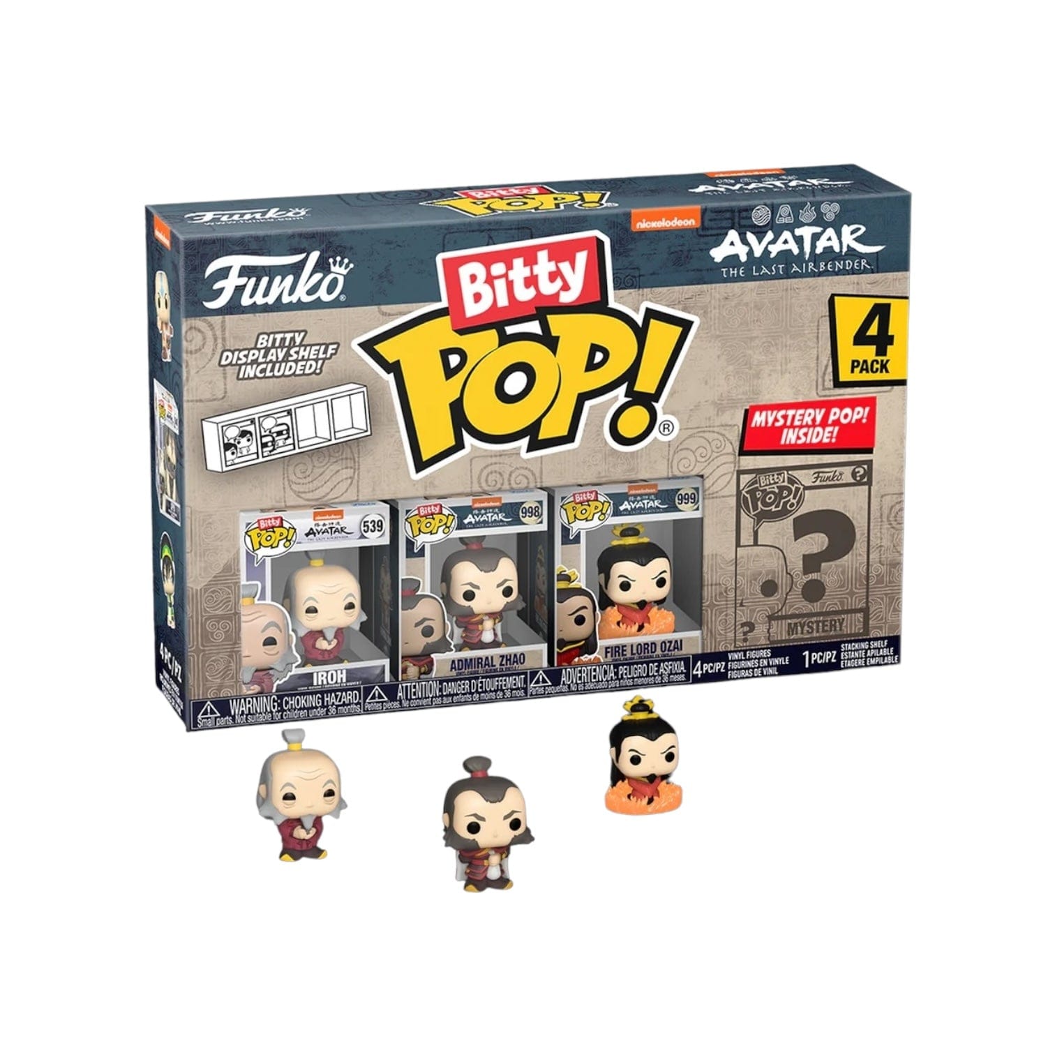 Funko Pop! Iroh 4 Pack Bitty Funko POP! - Avatar Last Airbender - Chance Of Chase