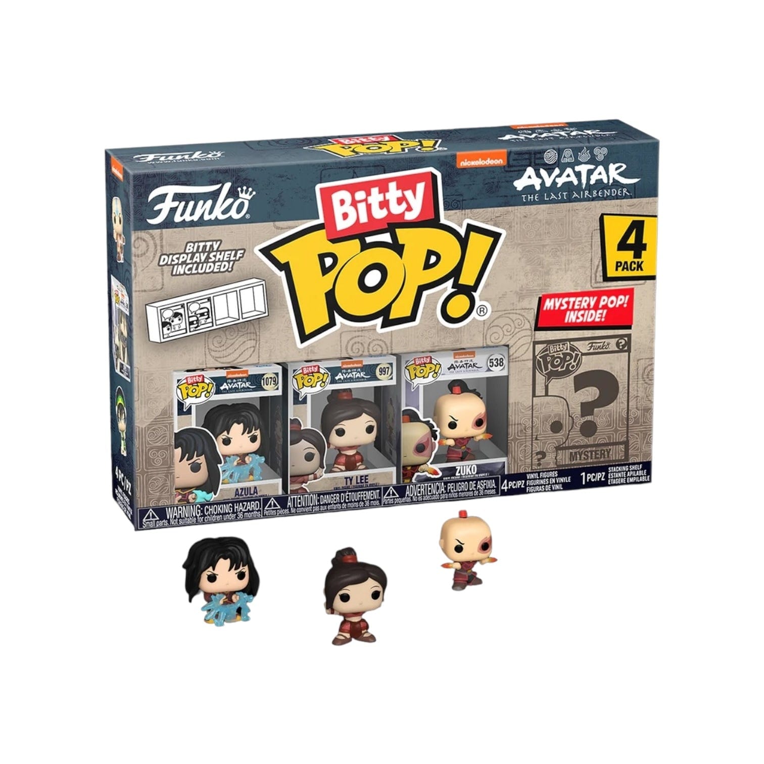 Funko Pop! Azula 4 Pack Bitty Funko POP! - Avatar Last Airbender - Chance Of Chase