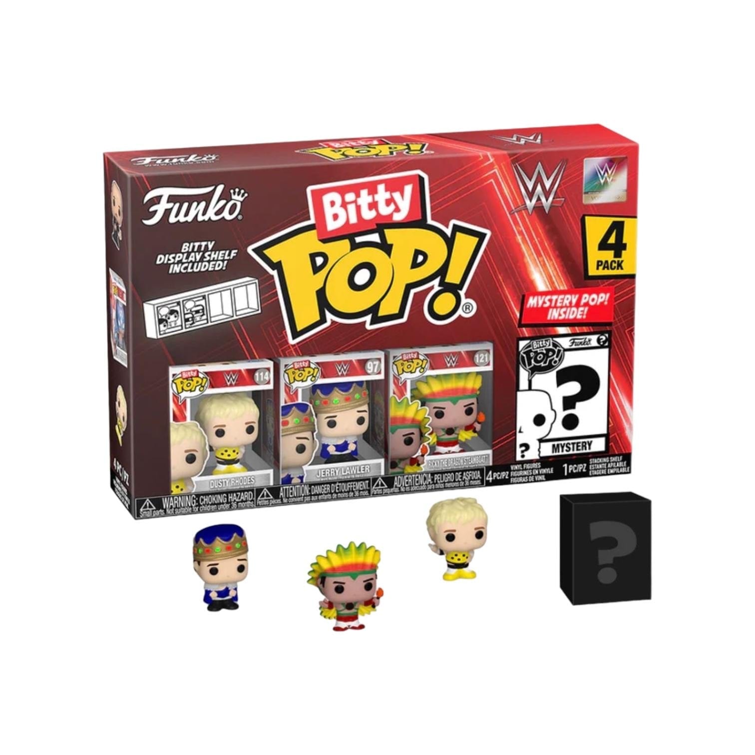 Funko Pop! Dusty Rhodes 4 Pack Bitty Funko POP! - WWE - Chance Of Chase