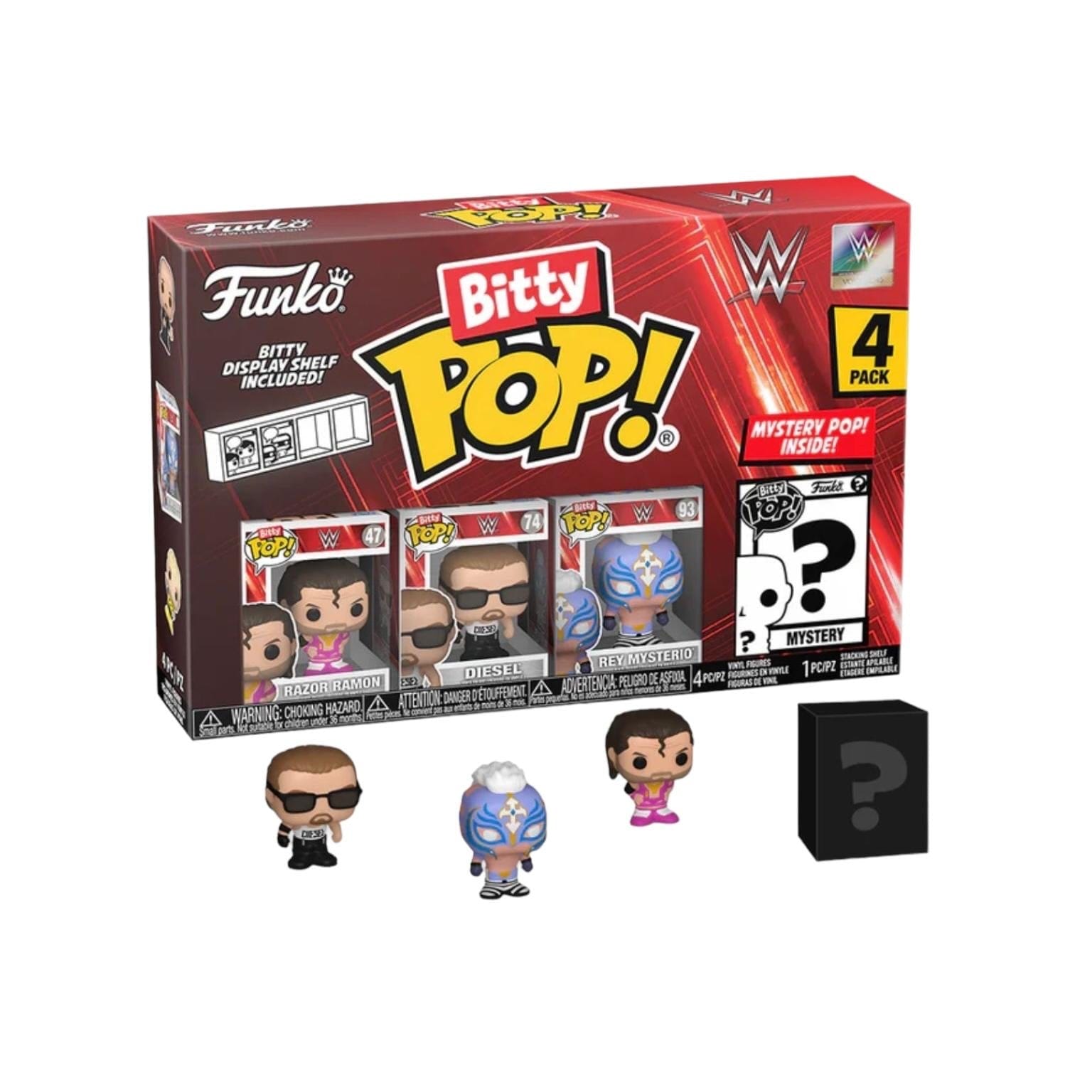 Funko Pop! Razor Ramon 4 Pack Bitty Funko POP! - WWE - Chance Of Chase
