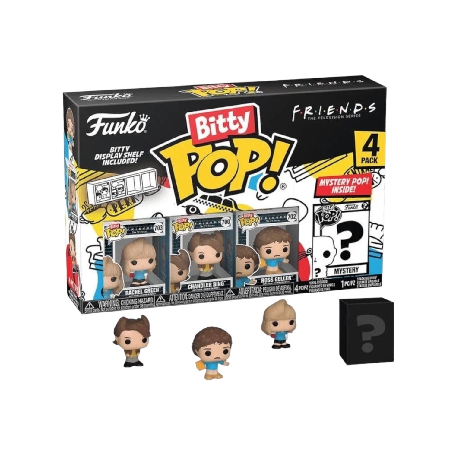 Funko Pop! Rachel Green 4 Pack Bitty Funko POP! - Friends - Chance Of Chase