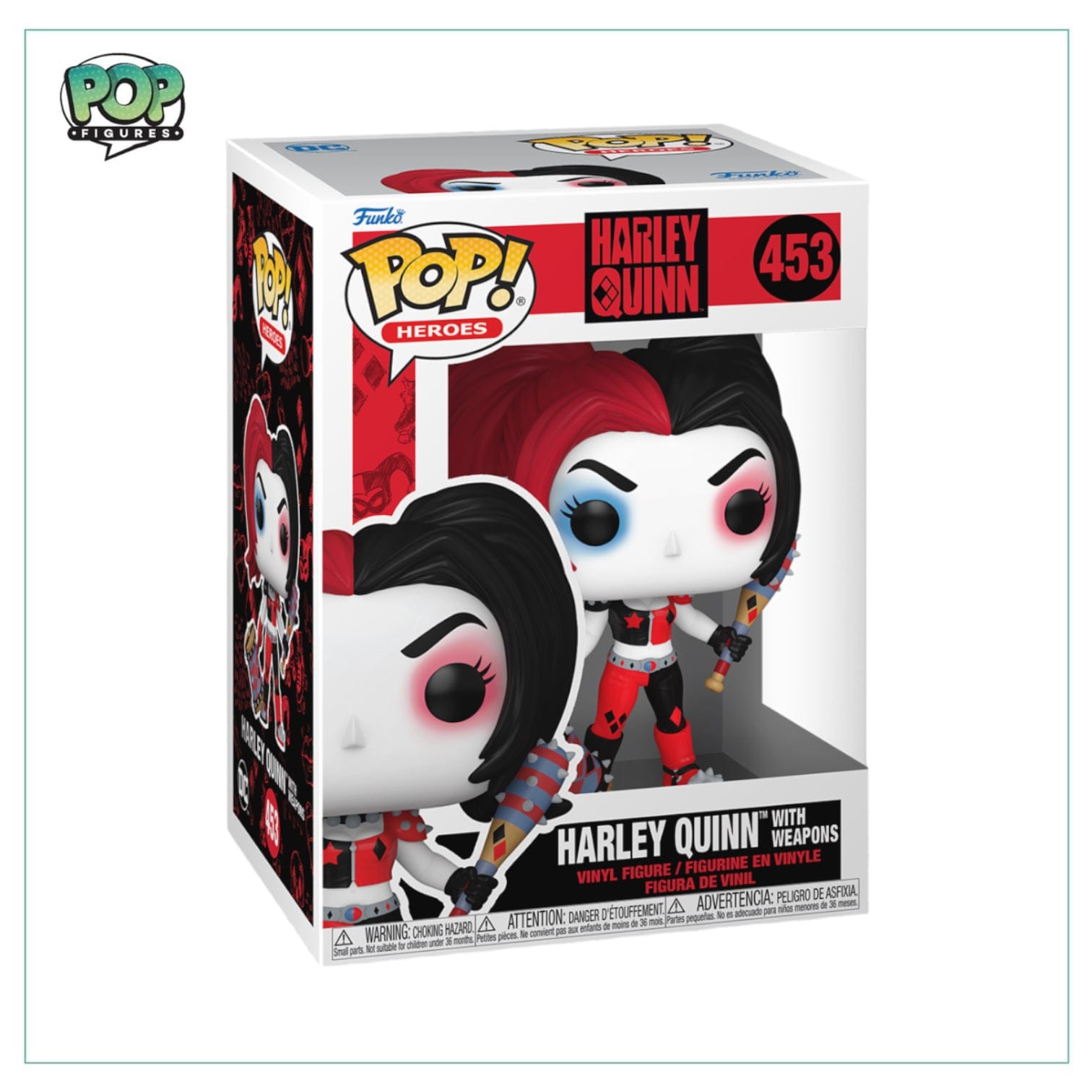 Funko Pop! Harley Quinn W/ Weapons #453 Funko Pop! Harley Quinn