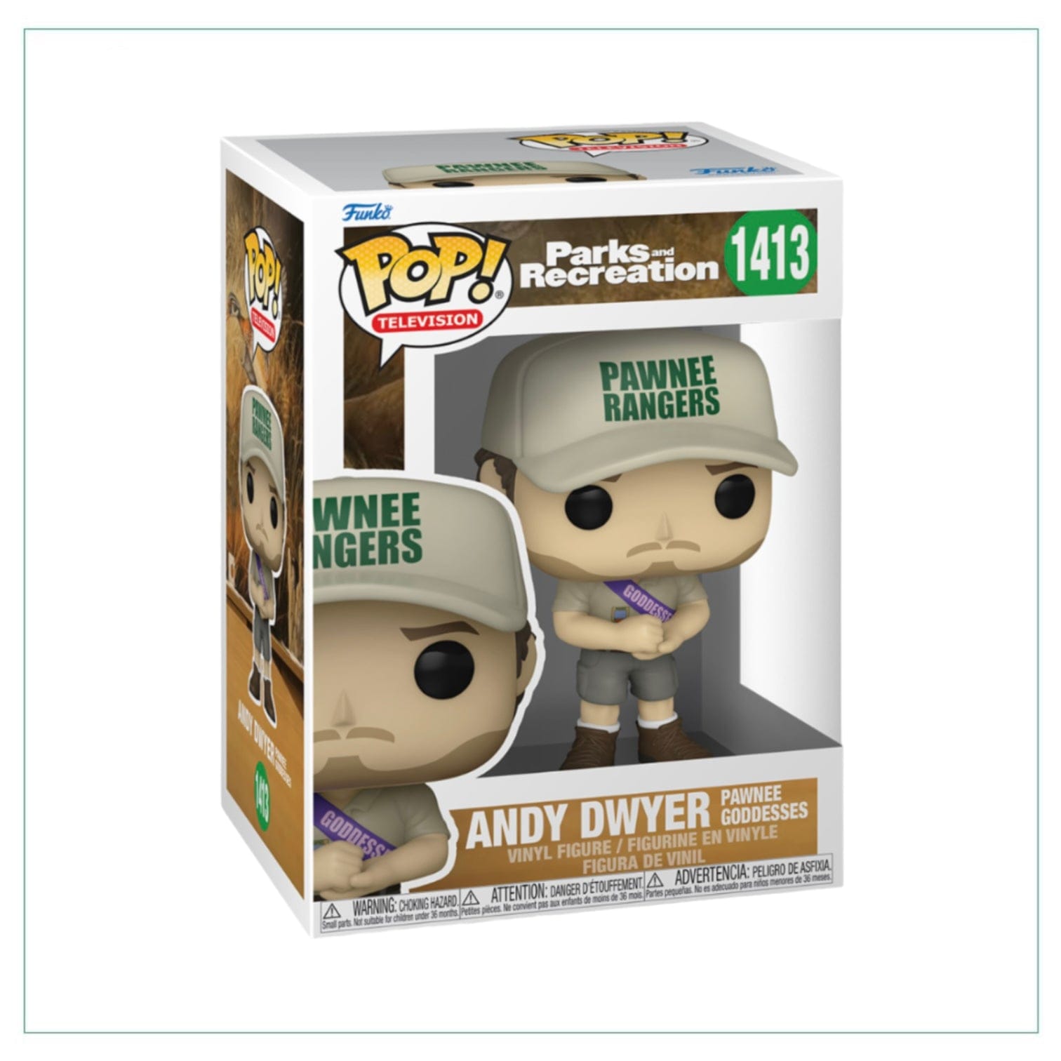 Funko Pop! Andy Dwyer (Pawnee Goodesses) #1413 Funko Pop! - Parks & Recreation