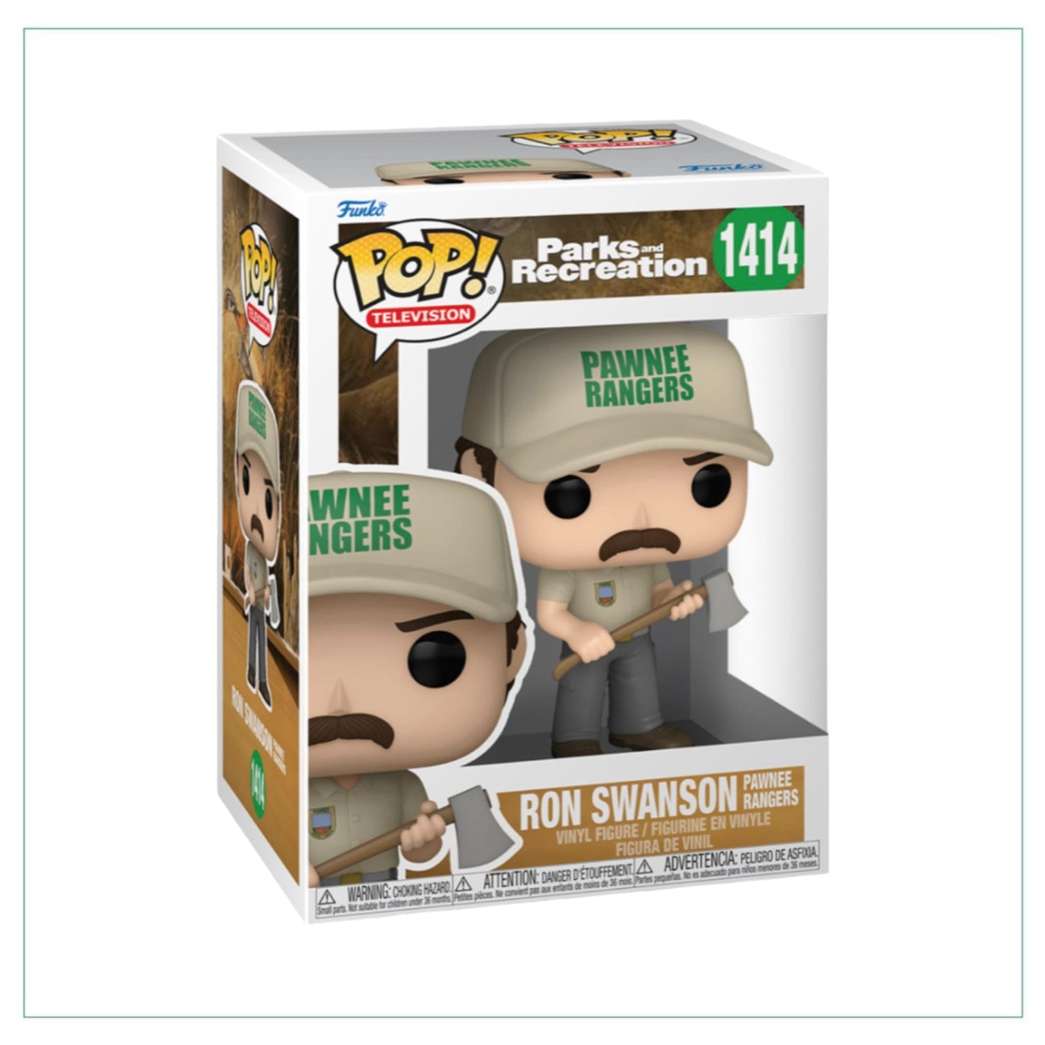 Funko Pop! Ron Swanson (Pawnee Rangers) #1414 Funko Pop! - Parks & Recreation