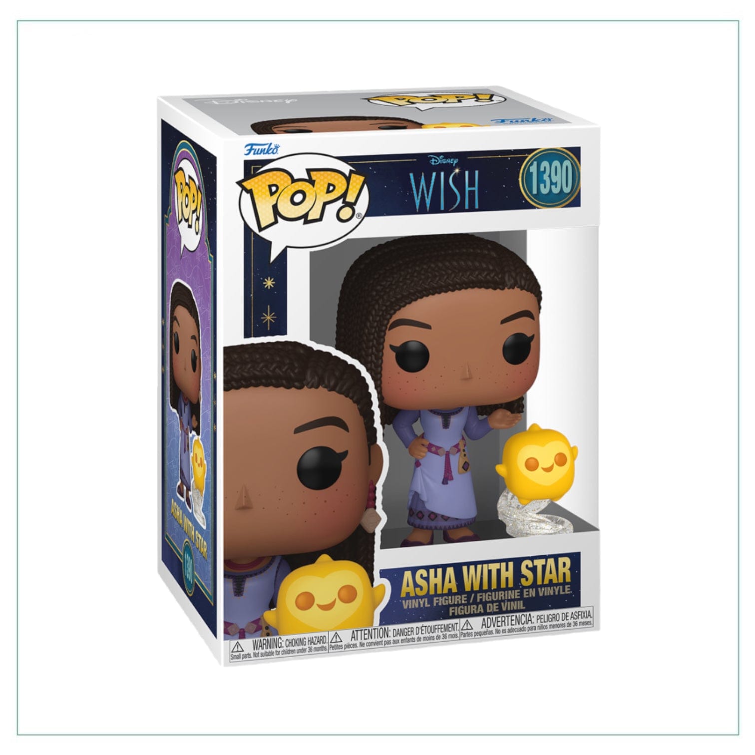 Funko Pop! Asha W/ Star #1390 Funko Pop! Wish